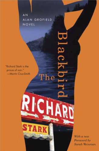 Book cover for “The Blackbird” featuring a silhouetted figure and lake scene.