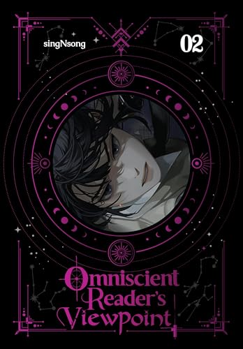 Book cover: "Omniscient Reader's Viewpoint, Vol. 2" with illustrated portrait.