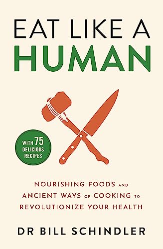 Book cover with title and author name in a natural food-themed design layout.