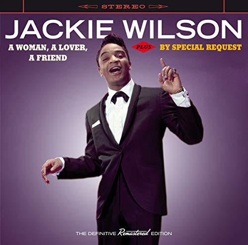 Jackie Wilson CD cover featuring a portrait of the singer in a suit.