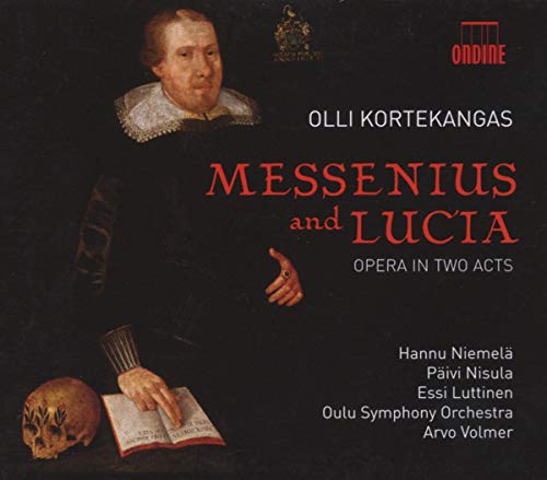 CD cover featuring a portrait of a man with a book and skull.