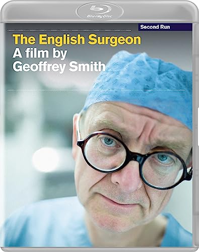 Blu-ray cover for "The English Surgeon" featuring a surgeon in scrubs.