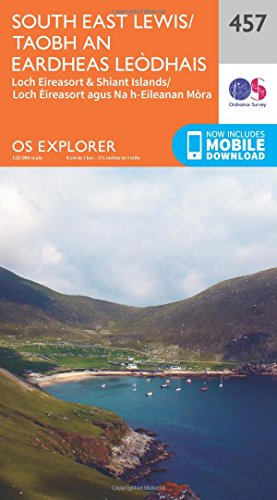 OS Explorer Map (457) South East Lewis/Taobh an Eardheas Leodhais (OS Explorer Paper Map)