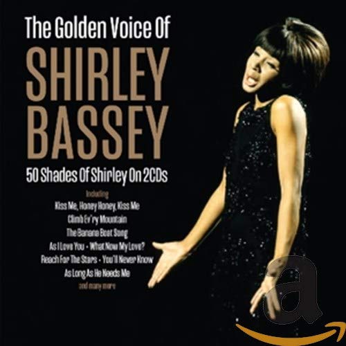 Shirley Bassey album cover featuring a glamorous portrait of the singer.
