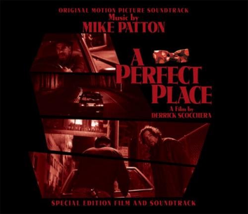 Red album cover for "A Perfect Place" soundtrack by Mike Patton.