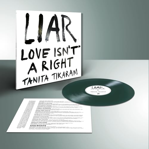 Tanita Tikaramās āLiarā bottle green vinyl record with lyric sheet.