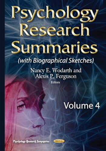 Psychology Research Summaries : Volume 4