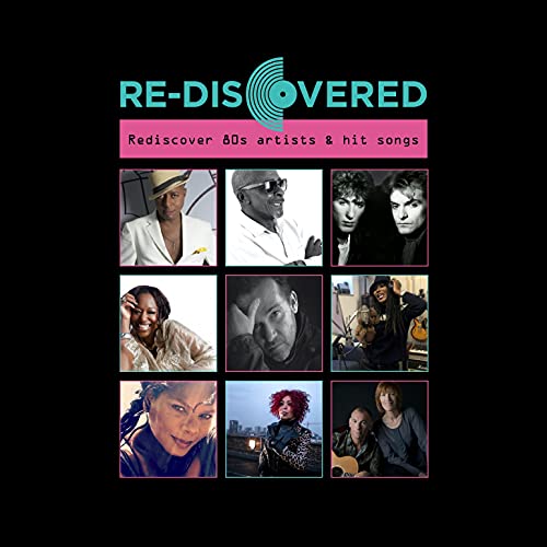 CD cover featuring portraits of nine musicians from the 1980s.