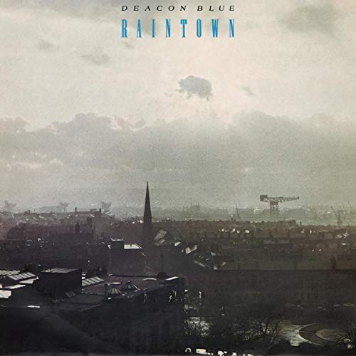 Vinyl cover showing a moody, overcast cityscape with a church spire and industrial crane.