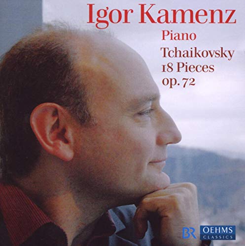 CD cover featuring pianist Igor Kamenz in profile, with text details.