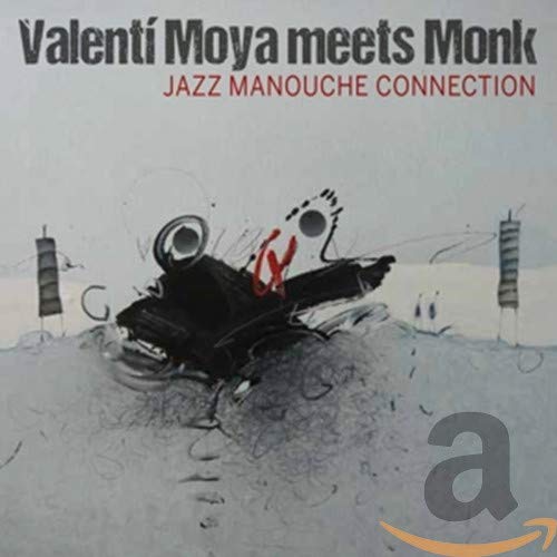 CD cover: abstract painting of a guitar and musical notes.