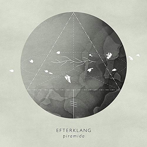 CD cover for Efterklang’s “Piramida” featuring a geometric, grayscale design.