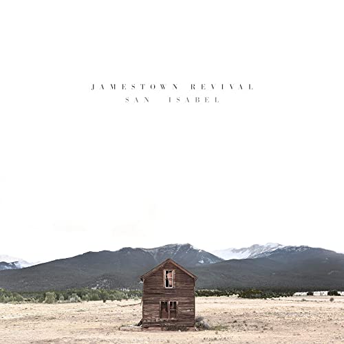 CD cover: weathered cabin in a grassy field, mountains backdrop.