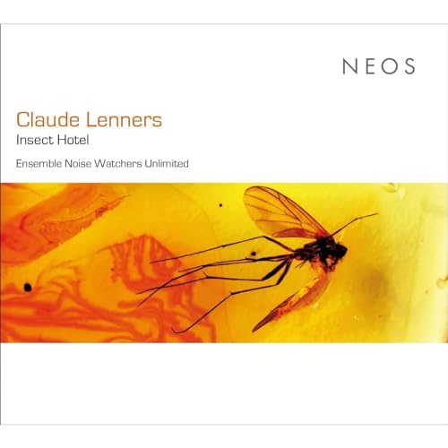 CD cover for Claude Lenners’ “Insect Hotel” featuring a close-up of a crane fly.