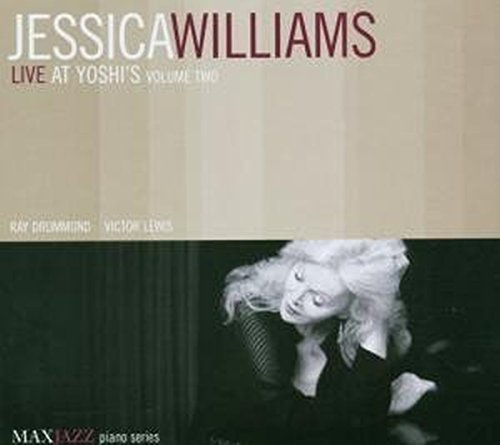 CD cover for Jessica Williams’ “Live At Yoshi’s Volume Two” featuring her portrait.