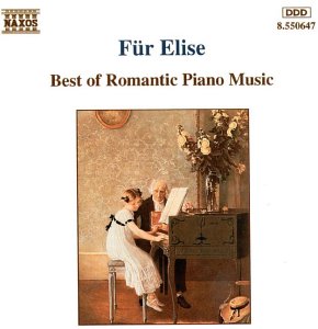 CD cover: girl playing piano for an older man, flowers nearby.