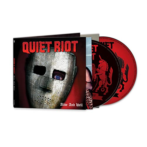 Quiet Riot "Alive And Well" CD case with two red discs.