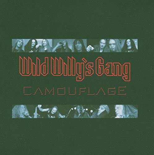 CD cover for Wild Willy's Gang's "Camouflage" featuring band members.