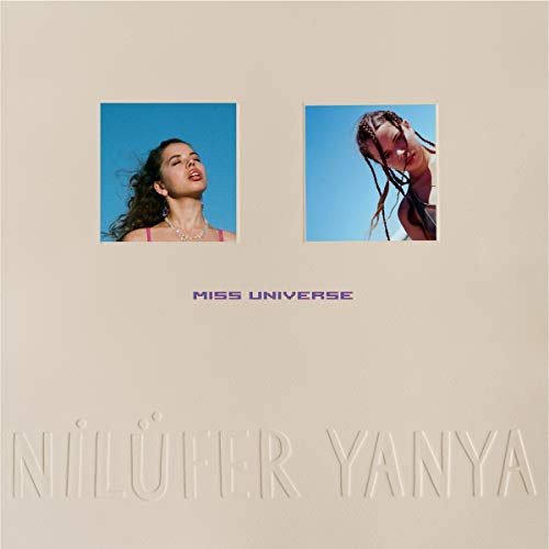 Album cover for Nilufer Yanya’s “Miss Universe” with two portrait squares.
