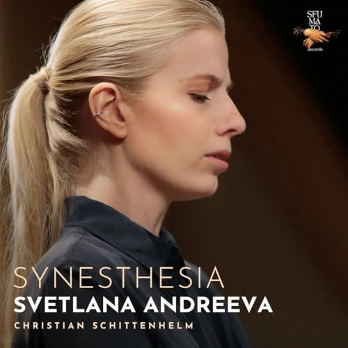 CD cover: portrait of Svetlana Andreeva, text “Synesthesia” and artist names.