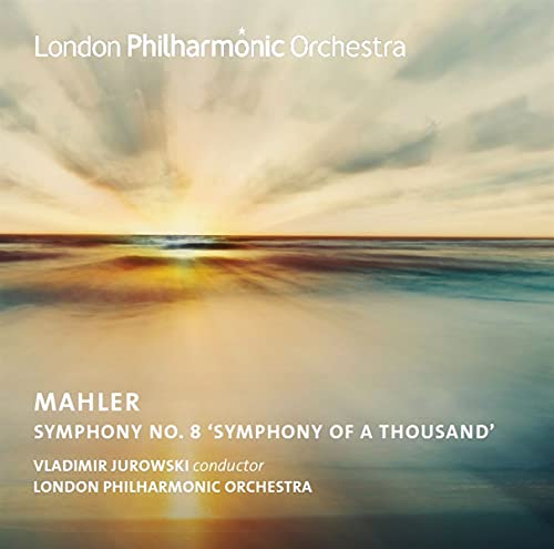 CD cover for Mahler's Symphony No. 8 by the London Philharmonic Orchestra.