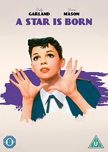 “A Star Is Born” DVD cover featuring Judy Garland in a portrait.