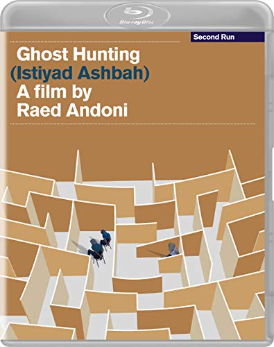 “Ghost Hunting” Blu-ray case with a maze illustration and small figures.