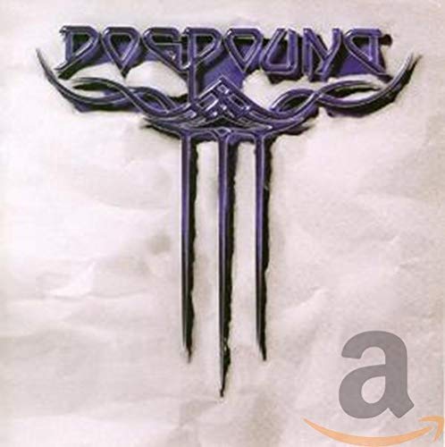 Dogpound III CD cover: stylized purple logo on a white background.
