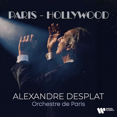 Alexandre Desplat conducting, album cover for "Paris - Hollywood" CD.