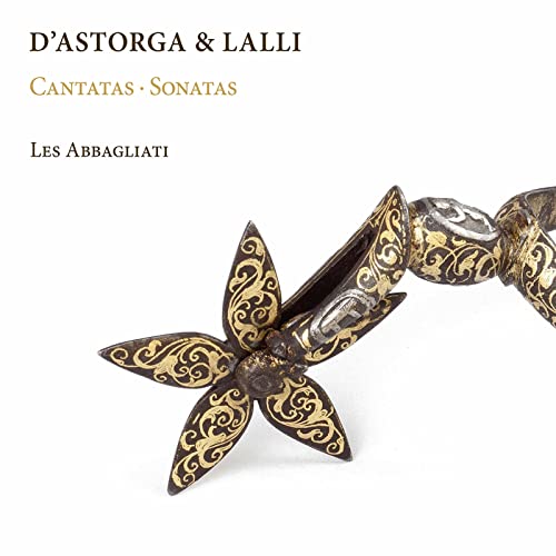 CD cover for "Les Abbagliati" featuring ornate, golden insect jewelry.
