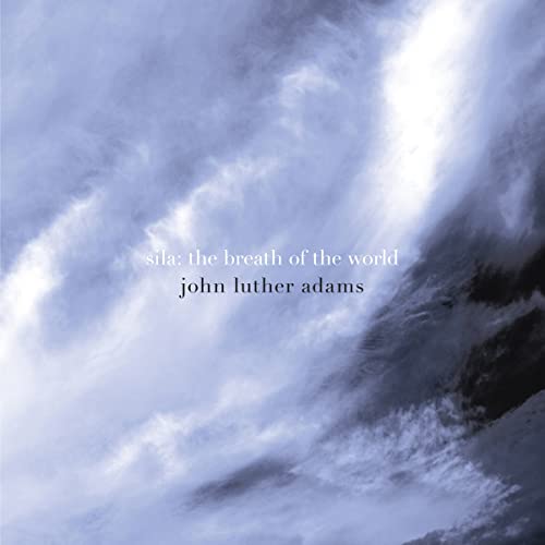 Abstract, cloudy landscape with album title and composer’s name overlaid.