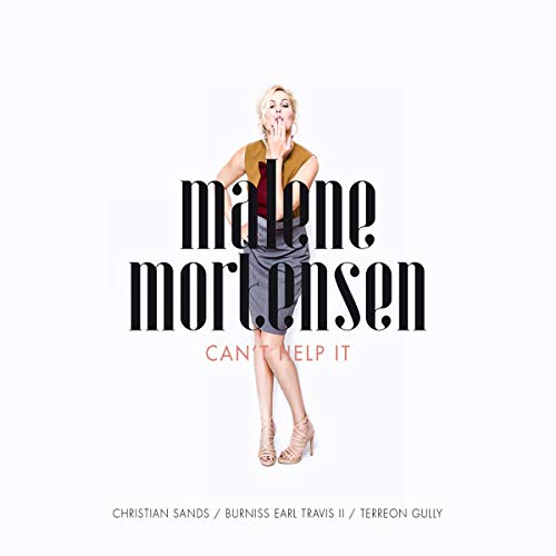 Album cover for Malene Mortensen’s “Can’t Help It” featuring a woman in denim.