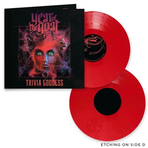 Vinyl record and album cover for “Year Of The Goat - Trivia Goddess.”