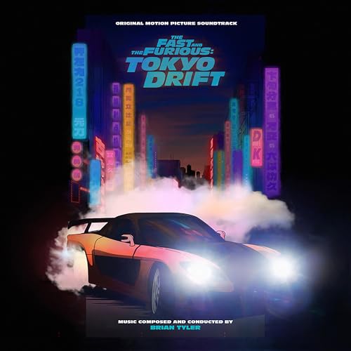 The Fast and the Furious: Tokyo Drift" soundtrack vinyl record cover.