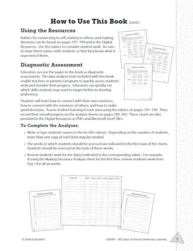 180 Days™: Social-Emotional Learning for Kindergarten : Practice, Assess, Diagnose