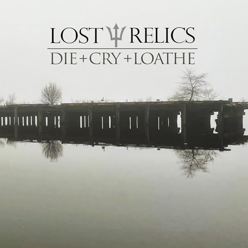 Album cover: decaying wooden pier reflected in still, foggy water.