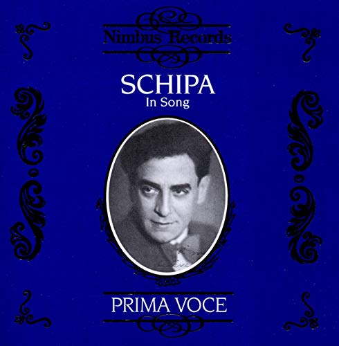CD cover featuring a black and white portrait of Tito Schipa.