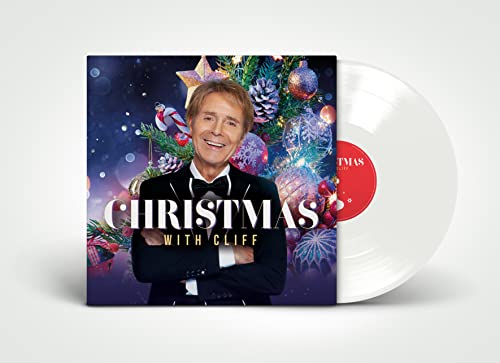 Cliff Richard album cover with white vinyl record beside it.