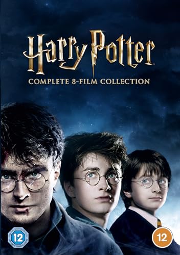 Harry Potter Complete 8-Film Collection DVD cover with young Harry Potter.