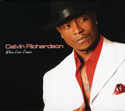 CD cover featuring Calvin Richardson in a hat and white suit.