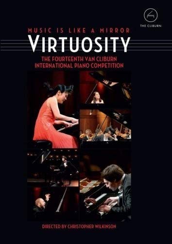 DVD cover featuring pianists performing, titled "Virtuosity - The Fourteenth Van Cliburn.