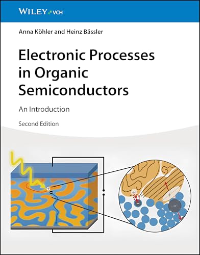 Book cover: “Electronic Processes in Organic Semiconductors,” second edition, with diagrams.