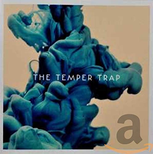 CD cover for The Temper Trap album, featuring abstract blue paint swirls.
