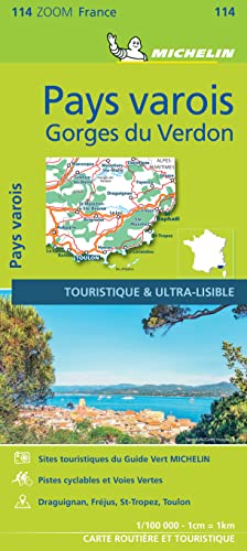 Pays Varois, Verdon Gorges - Zoom Map 114 : Map