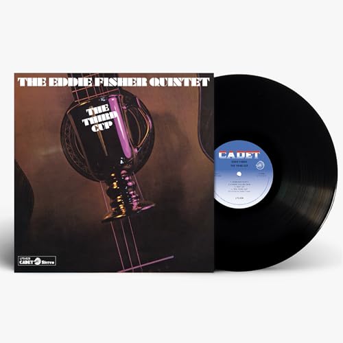 Eddie Fisher Quintet vinyl record, album cover with a glass illustration.