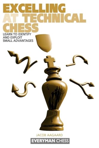 Book cover: "Excelling at Technical Chess" with chess pieces illustration.