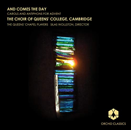 CD cover for "And Comes The Day" featuring stained glass and text.