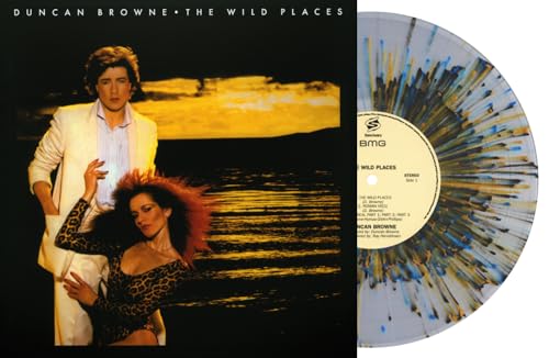 Album cover and clear splatter vinyl record for “The Wild Places.”