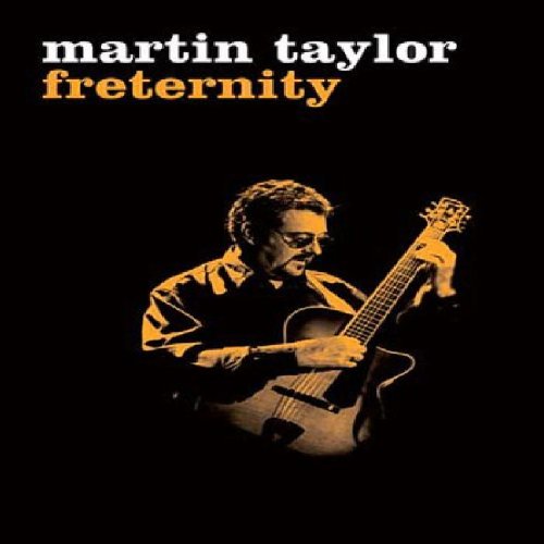 Martin Taylor playing an acoustic guitar, sepia-toned DVD cover.