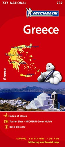 Greece NATIONAL Map (Michelin National Maps)